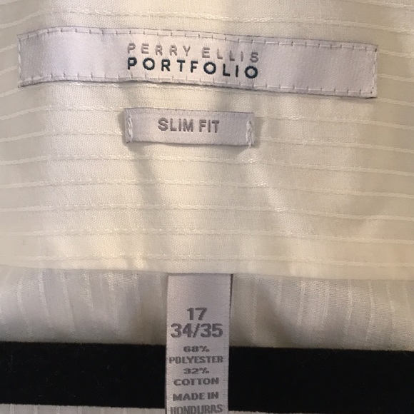 PERRY ELLIS PORTFOLIO SLIM FIT SHIRT - Picture 4 of 6